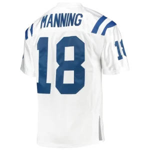 Peyton manning indianapolis colts 2006 mitchell ness authentic throwback retired player jersey White 44