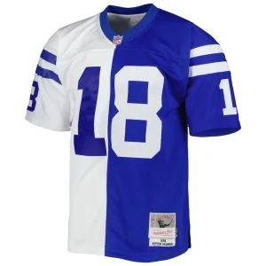 Peyton manning indianapolis colts mitchell ness 1998 split legacy replica jersey Royalwhite M