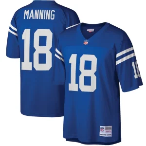 Peyton manning indianapolis colts mitchell ness big tall 1998 retired player replica jersey Royal