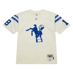 Peyton manning indianapolis colts mitchell ness chainstitch legacy jersey Cream M