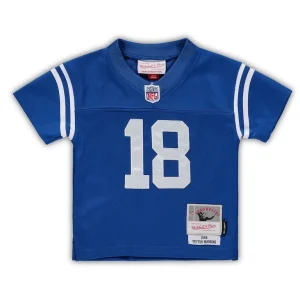 Peyton manning indianapolis colts mitchell ness infant 1998 retired legacy jersey Royal 18 MO