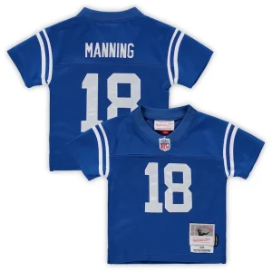 Peyton manning indianapolis colts mitchell ness infant 1998 retired legacy jersey Royal