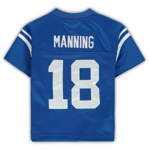 Peyton manning indianapolis colts mitchell ness toddler 1998 retired legacy jersey Royal 4T