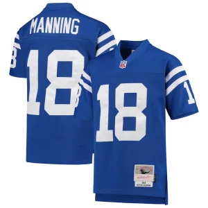 Peyton manning indianapolis colts mitchell ness youth 1998 legacy retired player jersey Royal