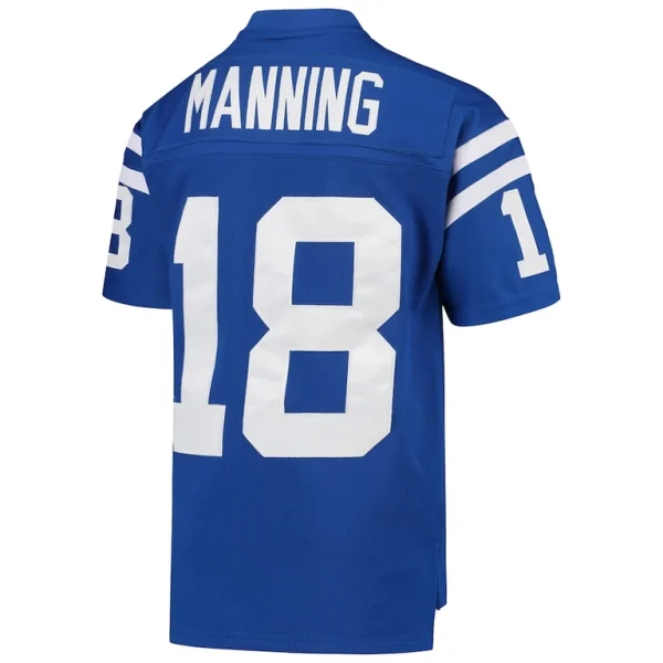 Peyton manning indianapolis colts mitchell ness youth 1998 legacy retired player jersey Royal Yth L