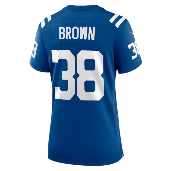Pharaoh brown indianapolis colts nike womens game player jersey Royal L