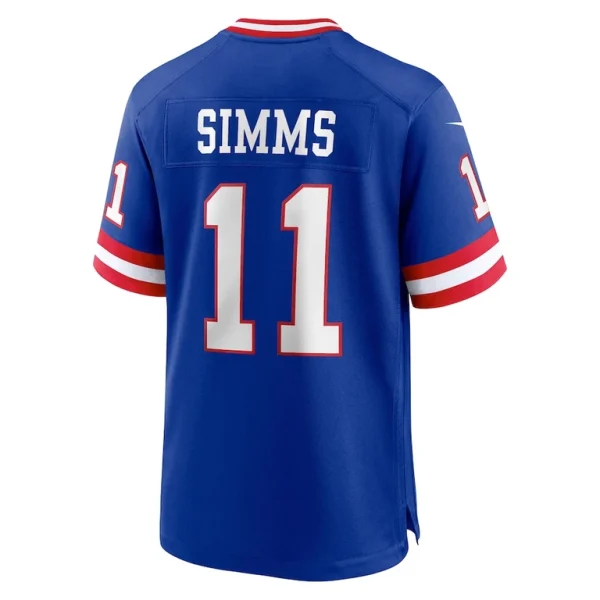 Phil simms new york giants nike classic retired player game jersey Royal L