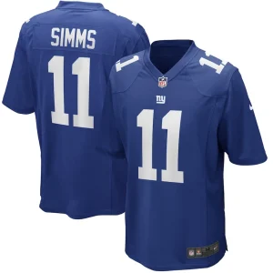 Phil simms new york giants nike game retired player jersey Royal