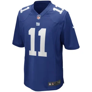 Phil simms new york giants nike game retired player jersey Royal M