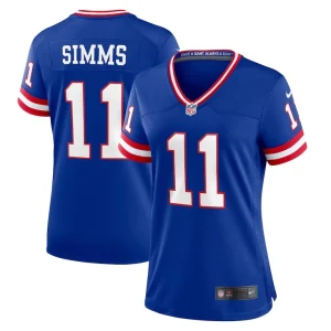 Phil simms new york giants nike womens classic retired player game jersey Royal