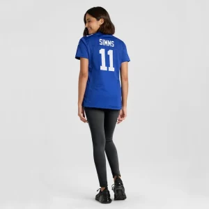 Phil simms new york giants nike womens game retired player jersey Royal 2XL
