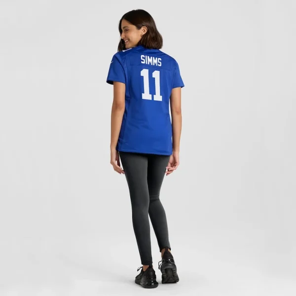 Phil simms new york giants nike womens game retired player jersey Royal 2XL