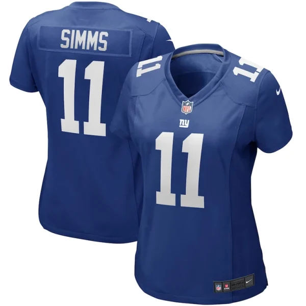 Phil simms new york giants nike womens game retired player jersey Royal