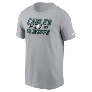 Philadelphia eagles nike 2023 nfl playoffs iconic t shirt Gray M