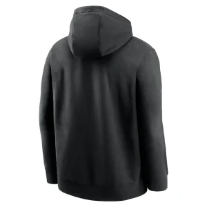 Philadelphia eagles nike 2024 nfc champions fleece pullover hoodie Black L