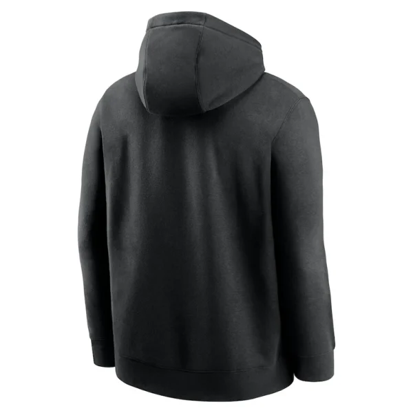 Philadelphia eagles nike 2024 nfc champions fleece pullover hoodie Black L