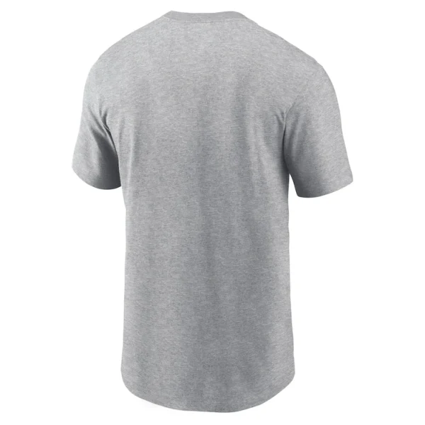 Philadelphia eagles nike 2024 nfc champions locker room trophy collection extended sizes t shirt Heather gray 5XL