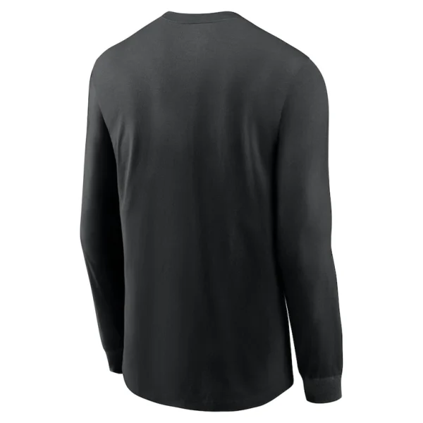 Philadelphia eagles nike 2024 nfc east division champions locker room trophy collection long sleeve t shirt Black L