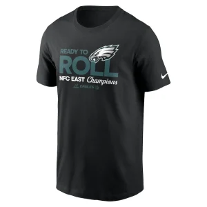 Philadelphia eagles nike 2024 nfc east division champions locker room trophy collection t shirt Black M