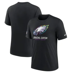Philadelphia eagles nike 2024 nfl crucial catch big tall t shirt Black