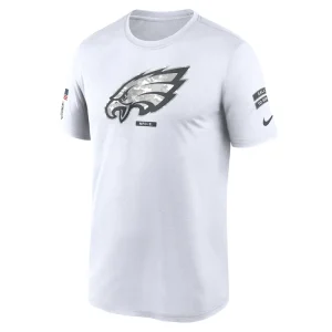 Philadelphia eagles nike 2024 salute to service legend performance t shirt White M