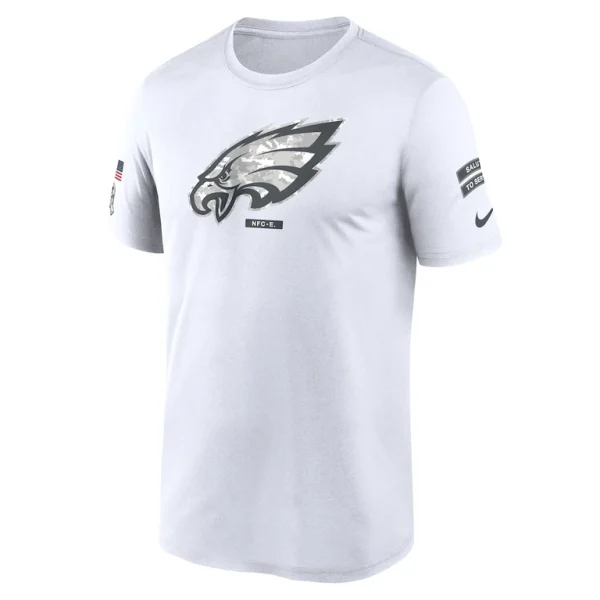 Philadelphia eagles nike 2024 salute to service legend performance t shirt White M