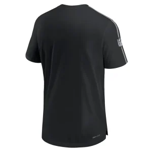 Philadelphia eagles nike 2024 sideline coach uv performance t shirt Black L
