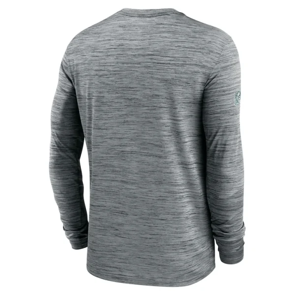 Philadelphia eagles nike 2024 sideline velocity performance long sleeve t shirt Gray L