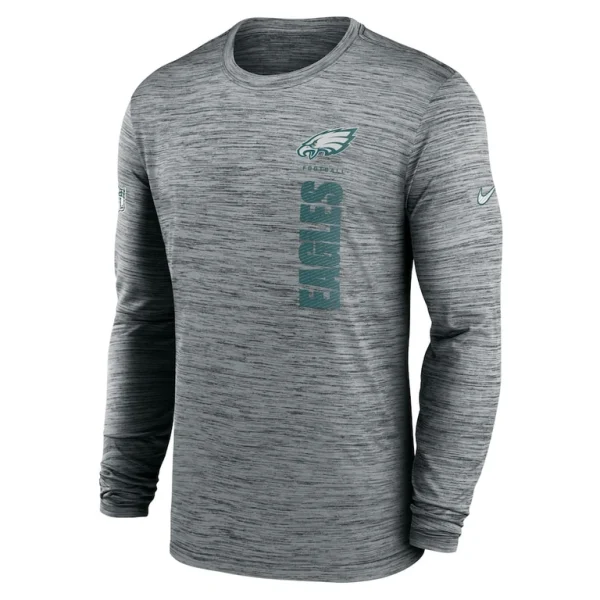 Philadelphia eagles nike 2024 sideline velocity performance long sleeve t shirt Gray M