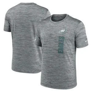 Philadelphia eagles nike 2024 sideline velocity performance t shirt Gray