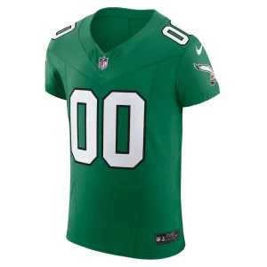 Philadelphia eagles nike 2nd alternate vapor f.u.s.e. elite custom jersey Kelly green 44
