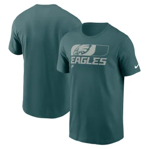 Philadelphia eagles nike air essential t shirt Midnight green