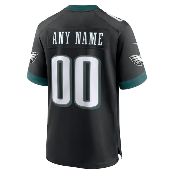 Philadelphia eagles nike alternate custom game jersey Black L