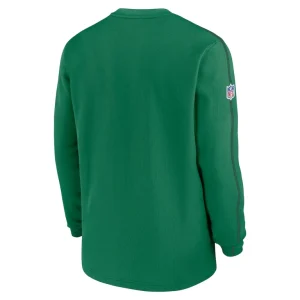 Philadelphia eagles nike alternate logo coach long sleeve top Kelly green L