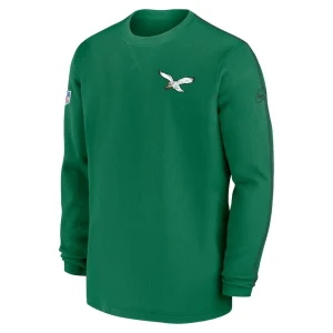 Philadelphia eagles nike alternate logo coach long sleeve top Kelly green M