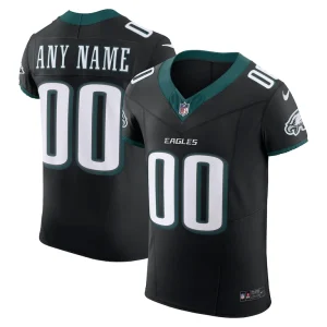 Philadelphia eagles nike alternate vapor f.u.s.e. elite custom jersey Black