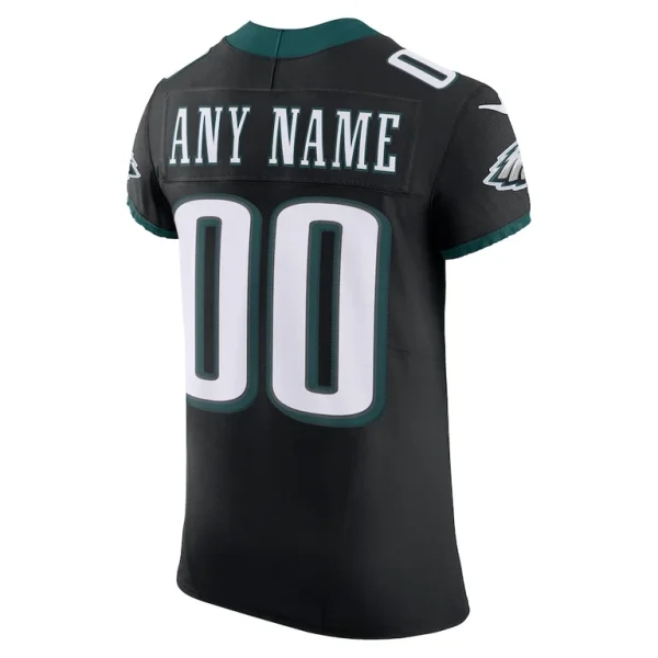 Philadelphia eagles nike alternate vapor f.u.s.e. elite custom jersey Black 48