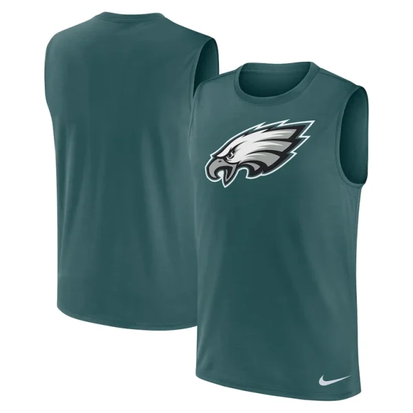Philadelphia eagles nike blitz legend muscle tank top Midnight green