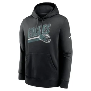 Philadelphia eagles nike club fleece pullover hoodie Black M