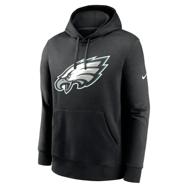 Philadelphia eagles nike club logo pullover hoodie Black M