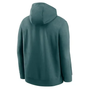 Philadelphia eagles nike club logo pullover hoodie Midnight green L