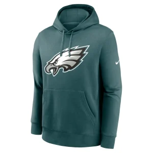 Philadelphia eagles nike club logo pullover hoodie Midnight green M