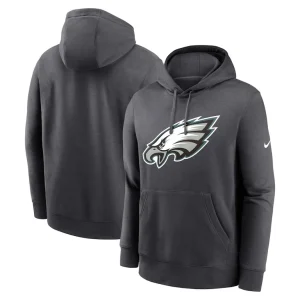 Philadelphia eagles nike club logo pullover hoodie anthracite Multi