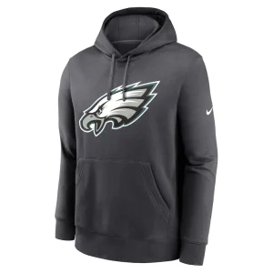Philadelphia eagles nike club logo pullover hoodie anthracite Multi M