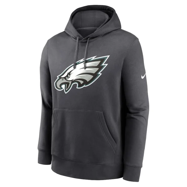 Philadelphia eagles nike club logo pullover hoodie anthracite Multi M