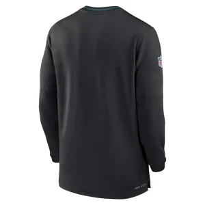 Philadelphia eagles nike coach half zip sweatshirt Black L