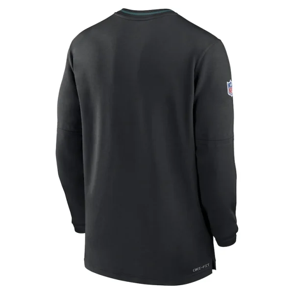 Philadelphia eagles nike coach half zip sweatshirt Black L