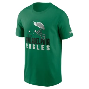 Philadelphia eagles nike helmet essential t shirt Kelly green M