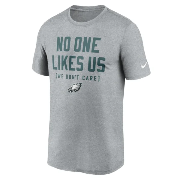 Philadelphia eagles nike hometown legend performance t shirt Heather gray M