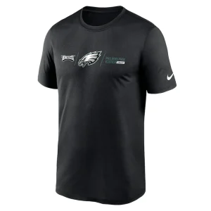 Philadelphia eagles nike horizontal lockup legend t shirt Black M